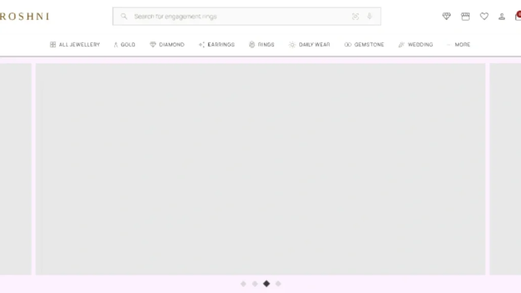 Latest Jewellery Website UI Design