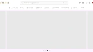 Latest Jewellery Website UI Design